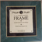 Mill Hill Gbfrm3 Matte Green With Gold Trim 6 X 6 Hand Painted Frames New