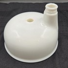 Antique Dental Rinse Sink Bowl White Milk Glass Medicine Cure Dentist Chair