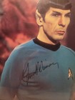 Limited Edition Star Trek Plaque Spock Signed By Leonard Nimoy 1731 2500