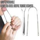 Stainless Steel Tongue Cleaner Scraper For Dental Care Hygiene Oral Mouth