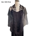 Long Sunscreen Shawl Elegant Female Headscarf Women s Lace Scarf  For Women