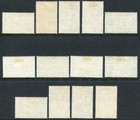 British Honduras 1938-47 1c- 5 Sg 150-161 Hinged Mint  cat    225 As U m 