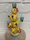 Vintage Rare Anthropomorphic Holt Howard Easter Chick Candle Holder Fugurine