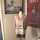 Basix Authentic Hawaiian Shirt Xl 100  Rayon Floral Palm Tree Print  Very Soft 
