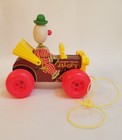 Vintage Fisher Price Jalopy   1965 Prancy Pony Pull Toy