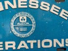Vintage Front License Plate Alcoa Tennessee Operations 25 Years Metal Usa Tag