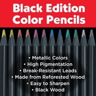 Metallic Colored Pencils Artist Drawing Kit 24 Pcs For Coloring Art