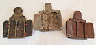 3 Ethiopian Coptic Christian Hand Carved Stone Icon Saints