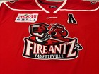 Fayetteville Fireantz Hockey Jersey Men   s Size Xl Signed Rare Red Black White