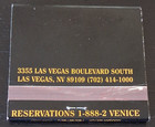 The Venetian Casino Las Vegas Used 30 Strike Matchbook