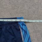 Under Armour Shorts Youth Large Blue Heatgear Loose Athletic Elastic Waist
