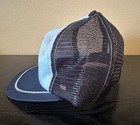 Vintage Anheuser Busch Beer Snapback Mesh Trucker Hat Rare Usa Made - Baby Blue