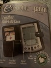 Slim-zip Leather Case With Organizer For Palm Pilot V   M100 Handheld Pda