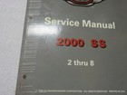 2000 Ss Johnson Outboard 2 Thru 8 Models Service Manual P n 787066