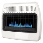 30000 Btu Dual Fuel Vent Free Blue Flame Convection Wall Heater Cabin Warmer