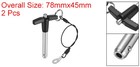 2pcs T Handle Lock Pins 8mm X 40mm Stainless Steel Button Quick Release Pin
