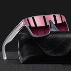 Nouveau Mod  le De Lunettes De Soleil Vintage    Verres Monobloc  Classiques Pour 