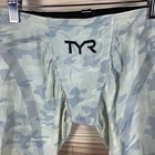 Tyr Venzo Swim Jammer Mens 24 Cream Camo Technical Racing Trunks Fina Approved