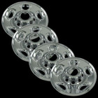 Chevy Chrome Tire Wheel Skin Rim Covers 8 Lug Hub Caps 16  Set Of 4