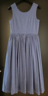 Children s Traditional Dirndl Sleeveless Blue White Patterned Approx  Size 152
