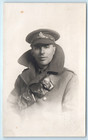 Wwi British Army Royal Artillery Gunner Kia A W Hope Real Photo Postcard