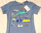 Mini Boden Animal Education Caterpillar Shirt Blue Nwt New 3-4