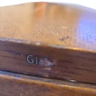 Vtg Antique Oak Globe Wernicke 1 Drawer Card File Cabinet Catalog Index Recipe