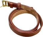 Vintage Leather Rifle Sling  Wwii Italian Carcano 100  Brown 