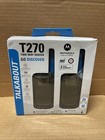 Motorola Solutions T270 Two-way Radio Black W blue Two-pack Walkie Talkies