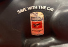 Vintage 1981 Eveready Black Cat Bank Union Carbide Save With The Cat