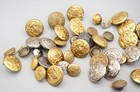 Wwi - Wwii State Guard  Police   Fire Department Buttons Group Lot Of 49