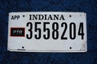 Indiana Apportioned License Plate Ptr