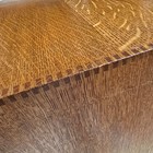 Antique Weis Arts   Crafts Desktop File Cabinet Quarter Sawn Tiger Oak Dove Tail