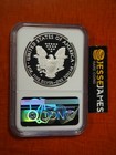 2019 W Proof Silver Eagle Ngc Pf70 Ultra Cameo Edmund Moy Hand Signed Blue Label