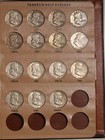 1948-1963 Franklin Half Dollars In Dansco Album Item p20050
