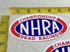 Vintage Lot Of X3 Nhra Championship Drag Racing Stickers Old School Race Decals