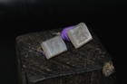 2 Authentic Ancient Near Eastern Sassanian Sassanid Agate Stone Intaglio Bead