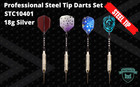 Professional Steel Tip Darts 12 Pc Set   12 Pc Brass Barrels   12 Pc Aluminum Sh