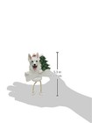 German Shepherd Ornament White  dangling Legs  Hand Painted Easily Personalized