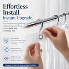 Clear Shower Curtain Liner 5g Heavy Duty Peva Waterproof With 72  x72  New