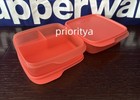 Tupperware Eco Lunch It Divided Bento Boxes Meal Prep Container Set Of 2 New