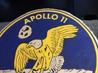 Vintage Apollo 11 Round Cardboard Sign 18-1 4    1969  See Description