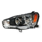 2008-2017 Lancer Evo Halogen Headlights Assembly Left Right Clear Lens