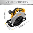For Dewalt 20v Max Cordless 6-1 2  Sidewinder Style Circular Saw -clearance Sale