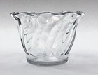 Decorative Bowl Wave Design Glass 3 5 X 2 5 Inch Lot Of 7