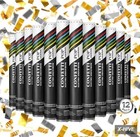 12pk 16  Electric Confetti Cannon Cartridges Gold Silver For Party Events