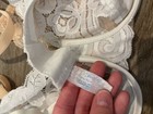 Lot Of 2 Vintage Vanity Fair Size 36c Bra Style 75   075 Lace Criss Cross Beige