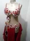 Egyptian Belly Dance Costume Professional Original Dancing Handmade
