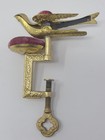Antique Victorian Waterman Brass Sewing Bird Clamp 1850s