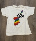 Vintage 1985 Live Aid T-shirt White This Shirt Saves Lives Concert Shirt Rare